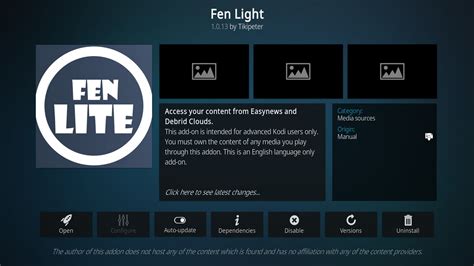 How to install Fen on Kodi [Retired] .